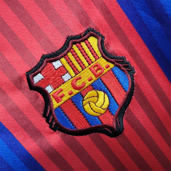 1991-92 FC Barcelona Dlouhý Rukáv Domácí Dres