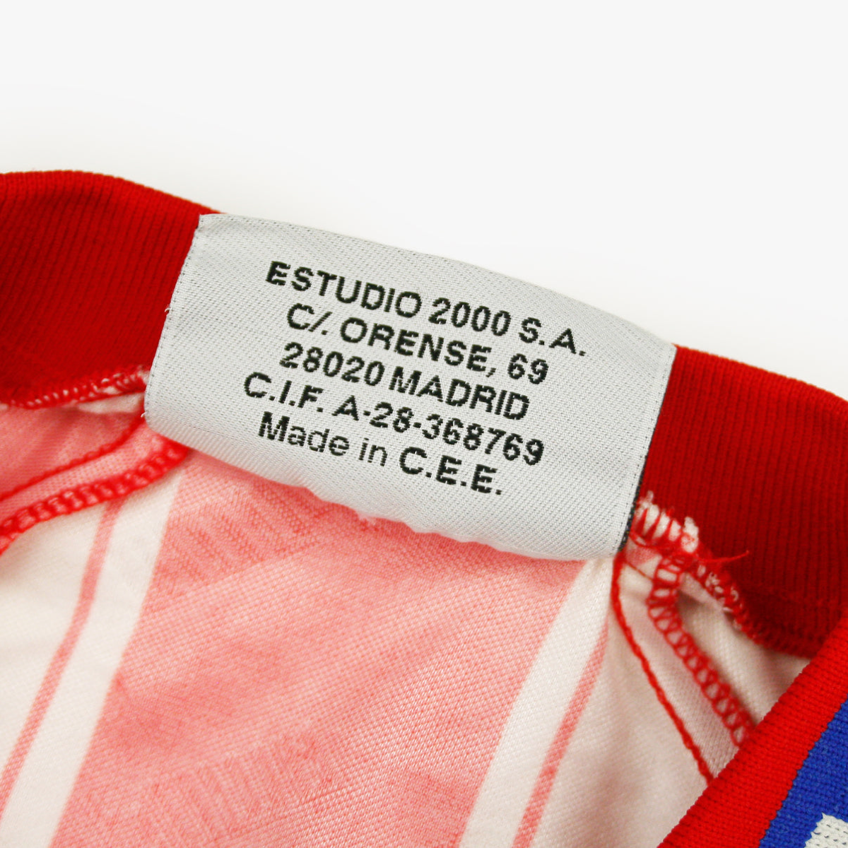 1995-96 Atlético De Madrid Domácí Dres