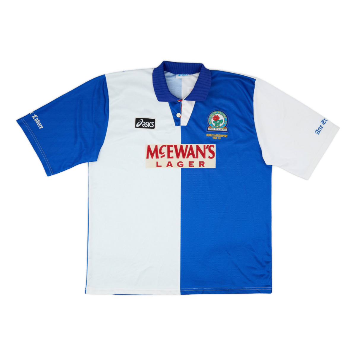 1995-96 Blackburn Rovers FC Domácí Dres