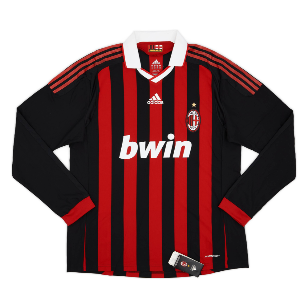 2009-10 AC Milan Dlouhý Rukáv Domácí Dres