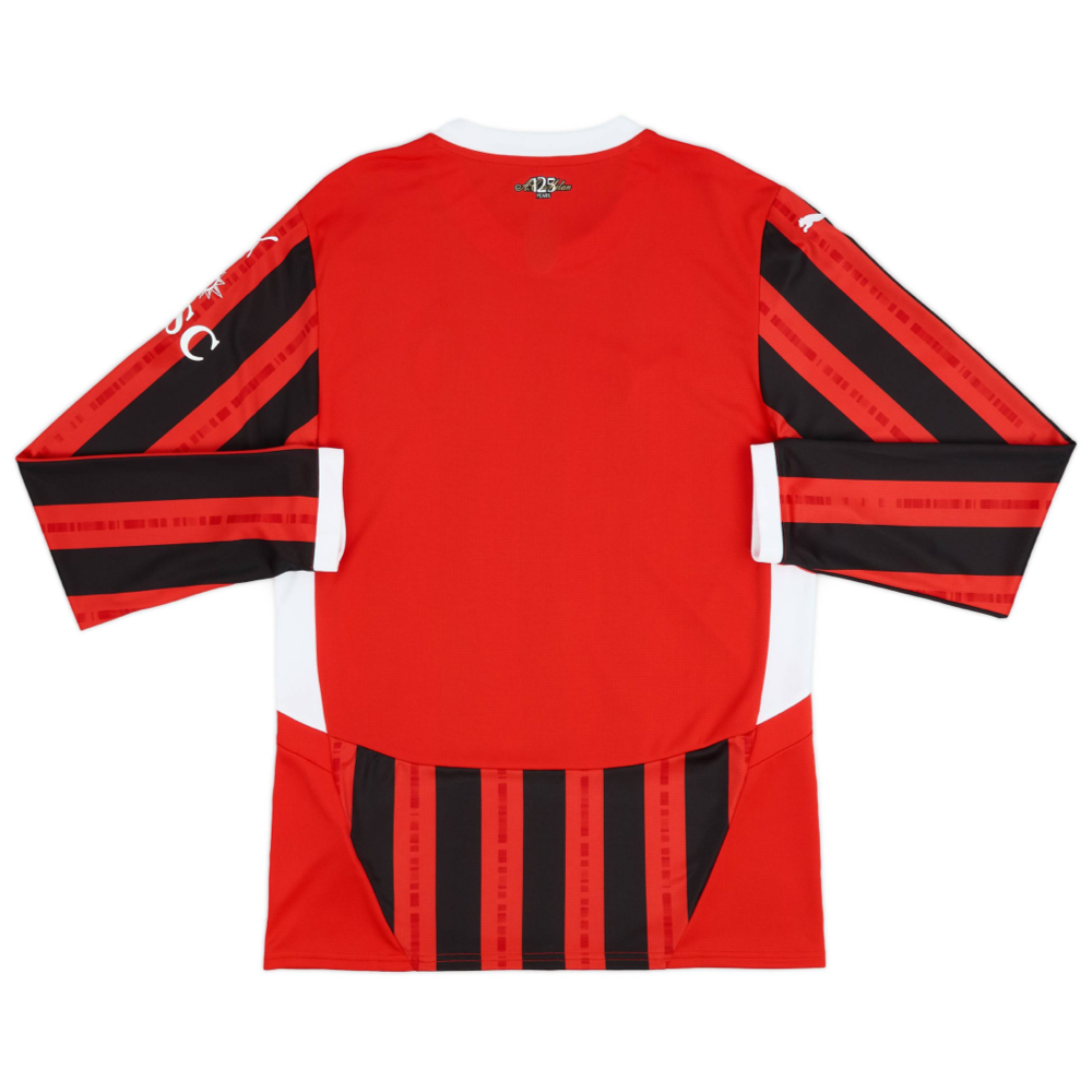 2024-25 AC Milan Maglia Home Manica Lunga