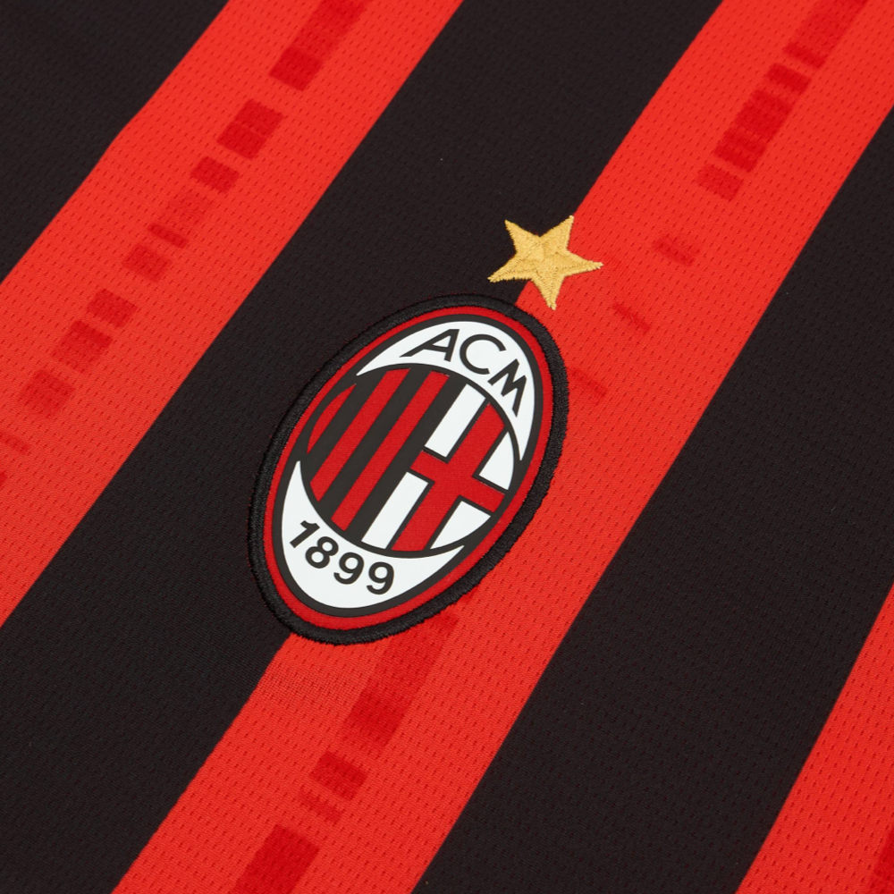 2024-25 AC Milan Maglia Home Manica Lunga