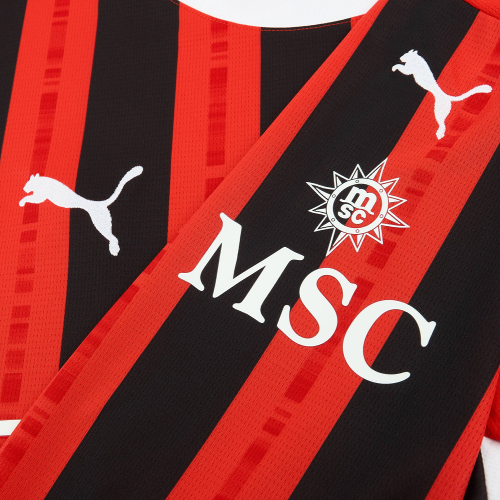2024-25 AC Milan Maglia Home Manica Lunga