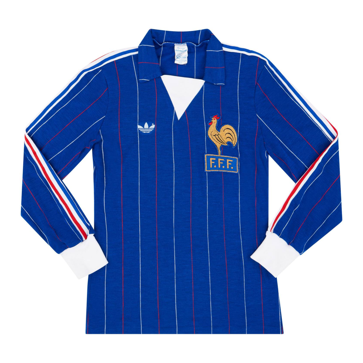 1980-82 France Dlouhý Rukáv Domácí Dres