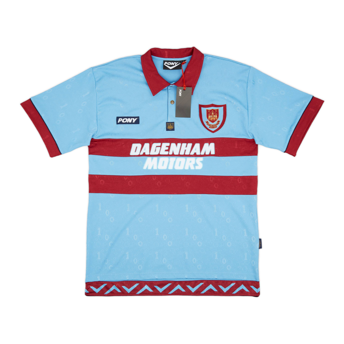 1995-97 West Ham United FC Venkovní Dres