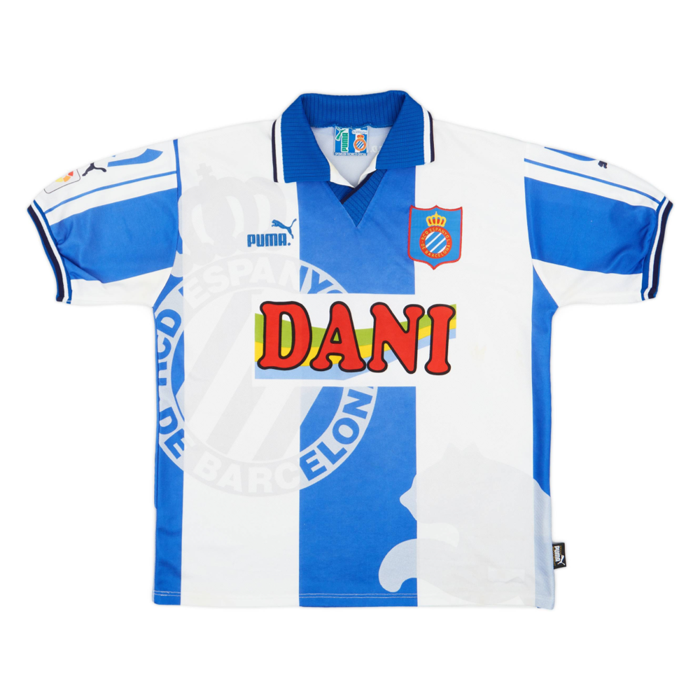 1997-98 Rcd Espanyol Domácí Dres