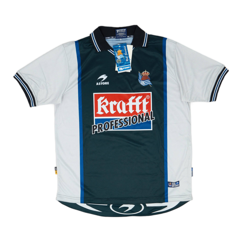 2000-02 Real Sociedad De Fútbol Venkovní Dres