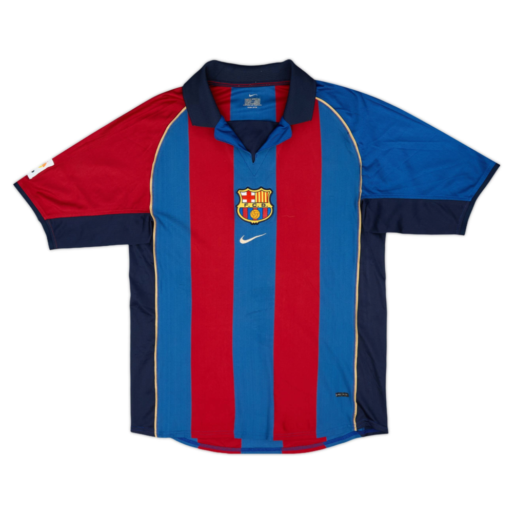 2001-02 FC Barcelona Domácí Dres
