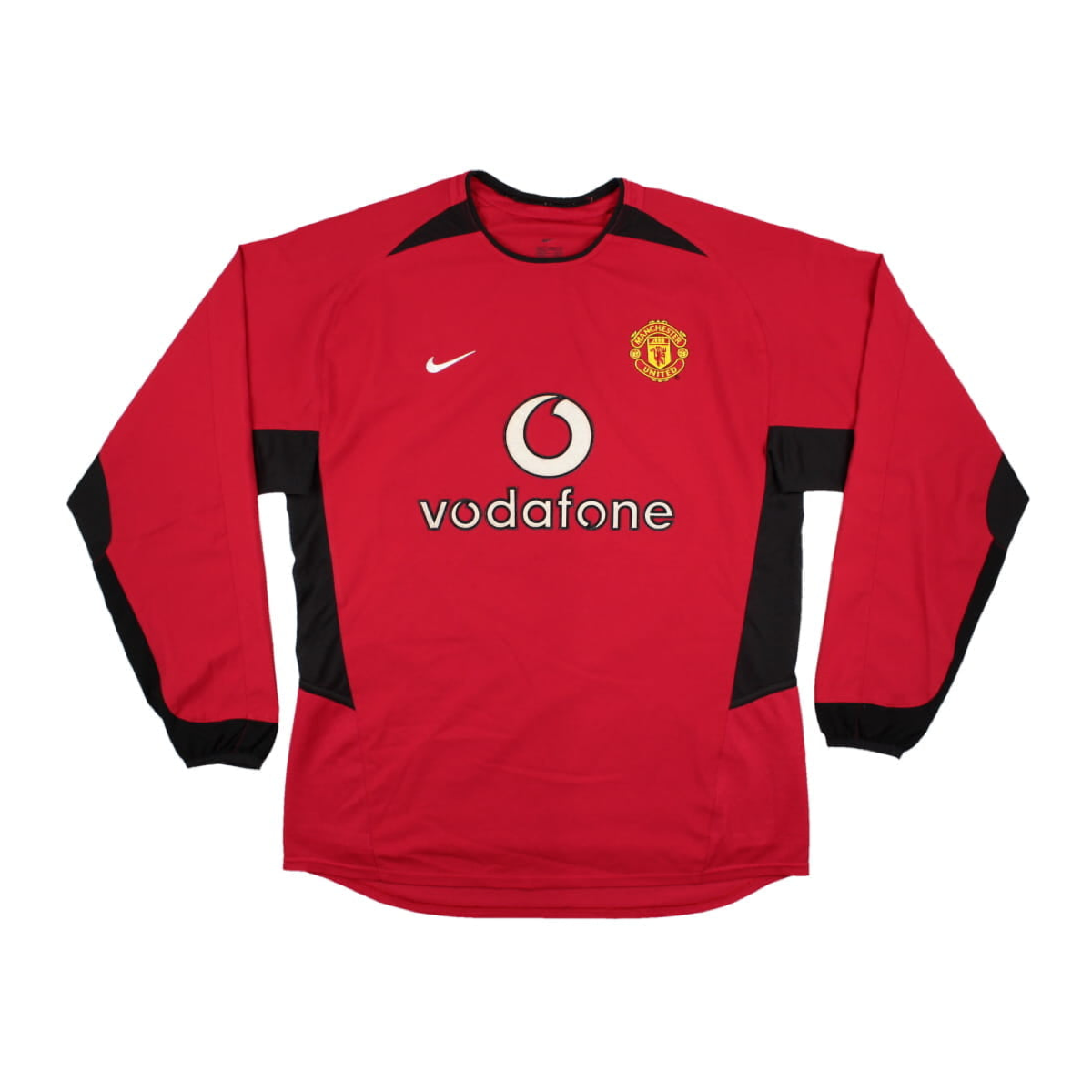 2002-04 Manchester United FC Dlouhý Rukáv Domácí Dres