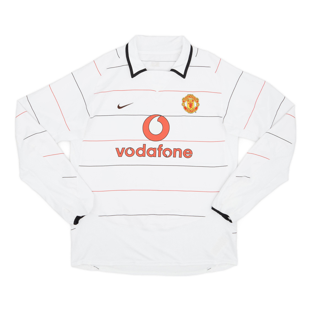 2003-05 Manchester United FC Away Dlouhý Rukáv Souprava