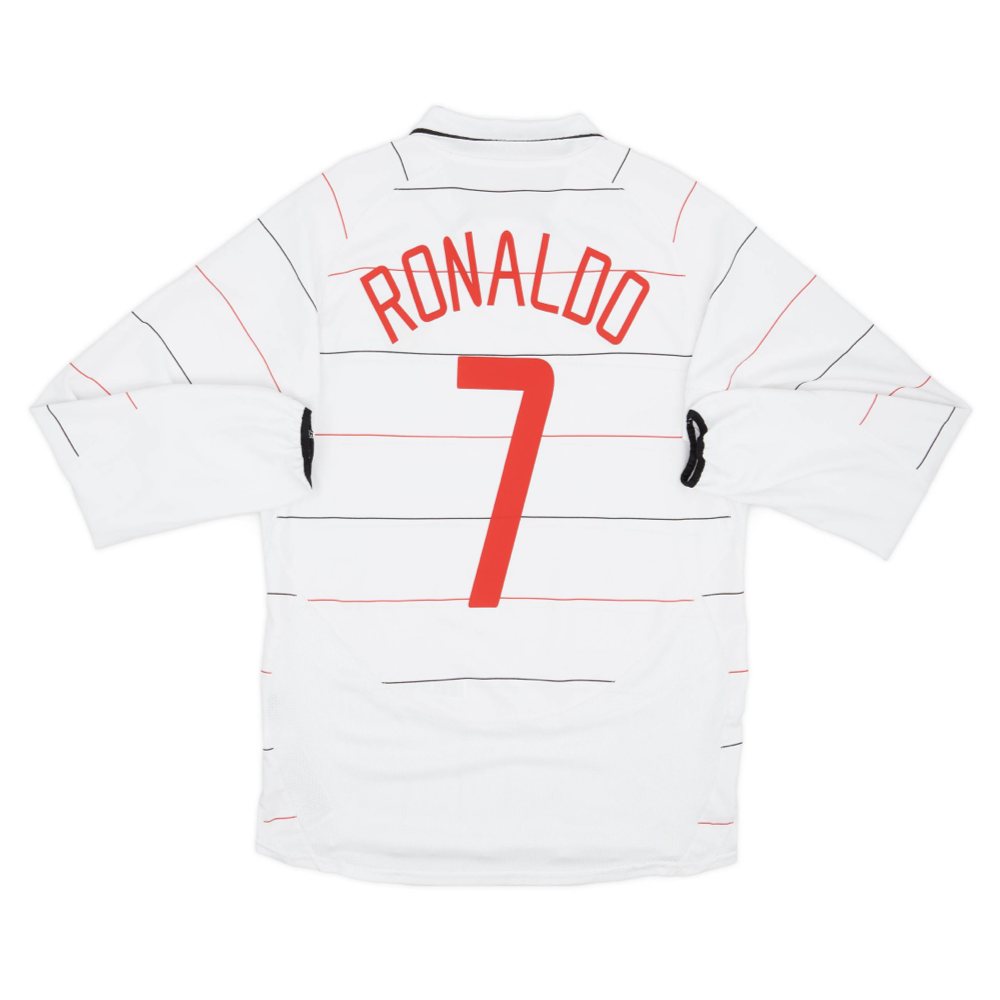 2003-05 Manchester United FC Away Dlouhý Rukáv Souprava