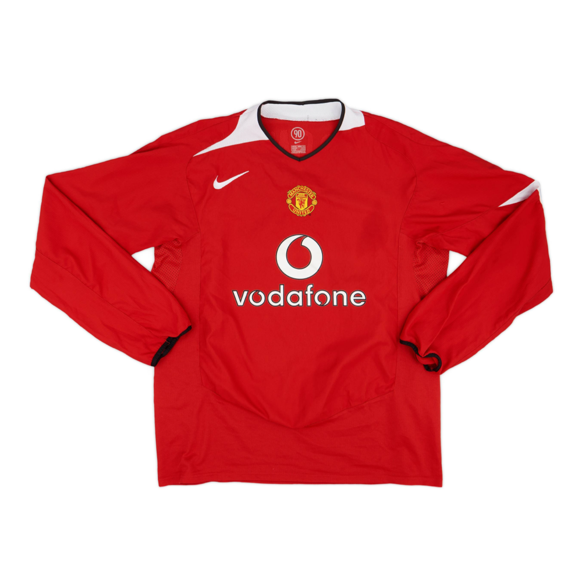 2004-06 Manchester United FC Dlouhý Rukáv Domácí Dres