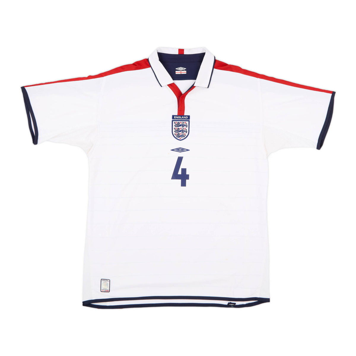 2004 England Domácí Dres