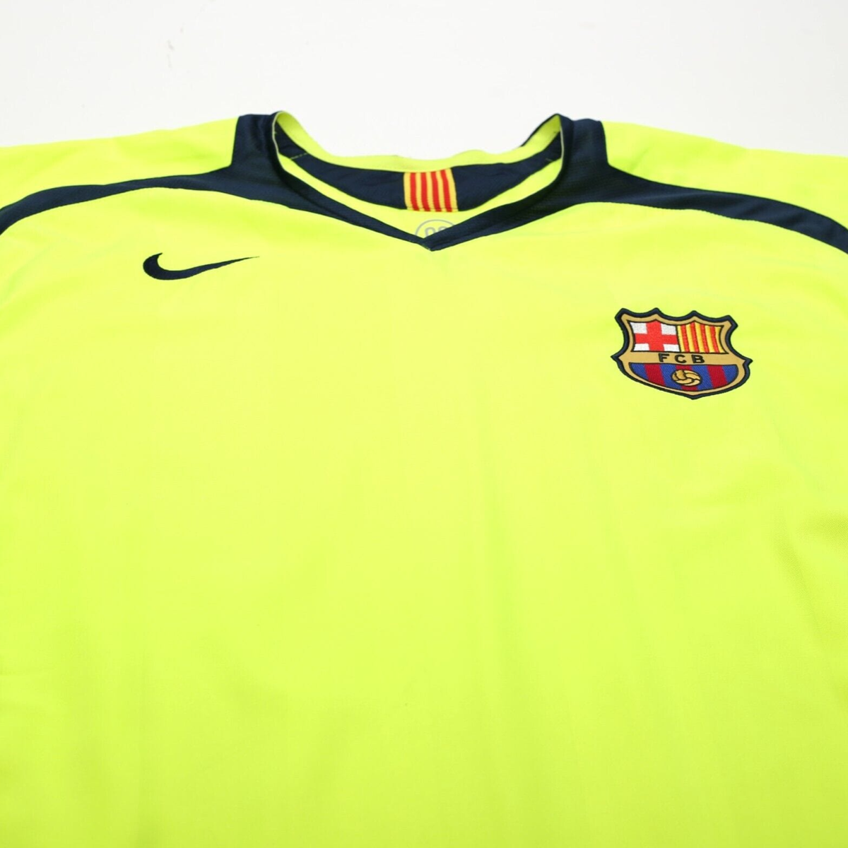 2005-06 FC Barcelona Manica Lunga Maglia Away