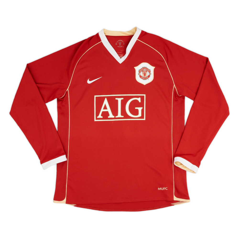 2006-07 Manchester United FC Dlouhý Rukáv Domácí Dres
