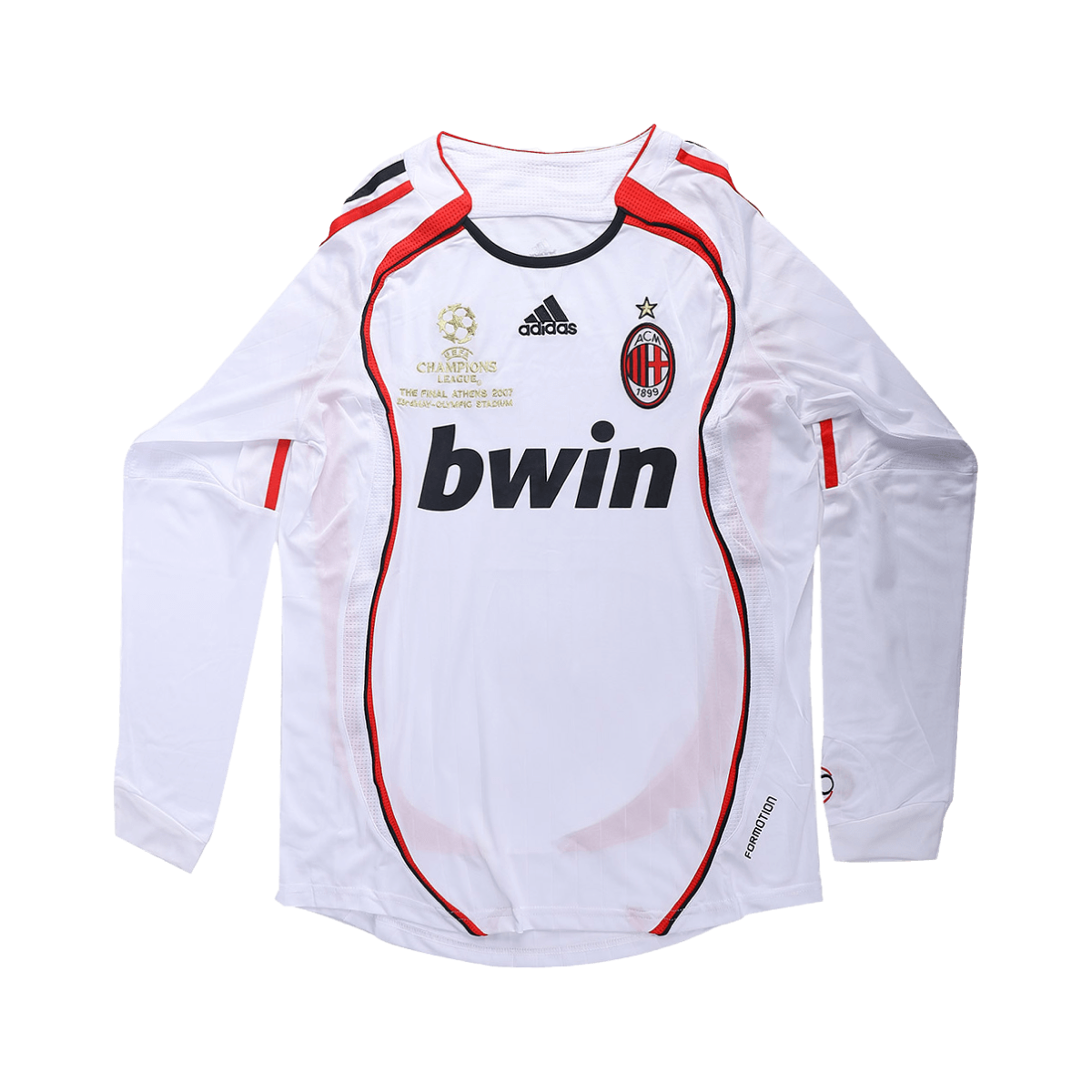 2007-08 AC Milan Dlouhý Rukáv Venkovní Dres