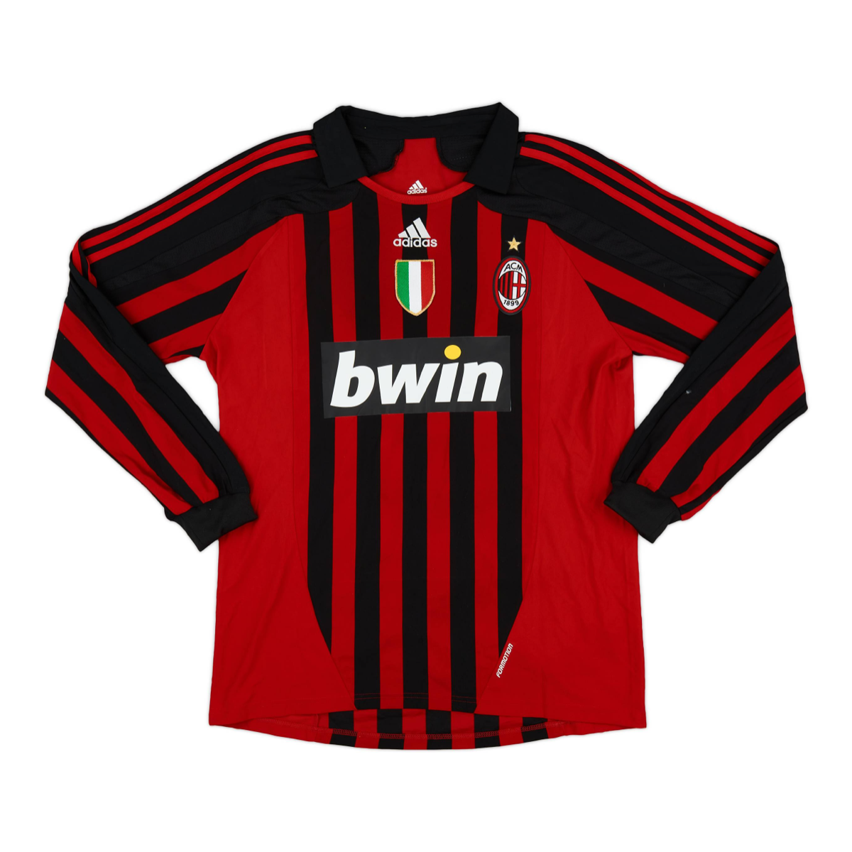 2007-08 AC Milan Dlouhý Rukáv Domácí Dres