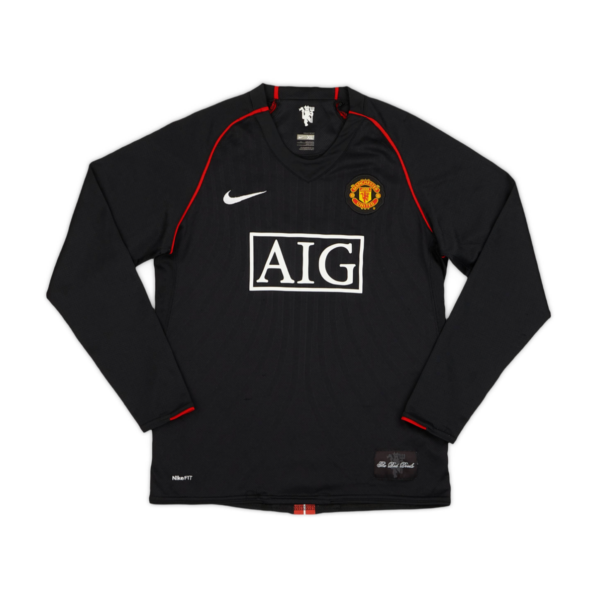 2007-08 Manchester United FC Dlouhý Rukáv Venkovní Dres