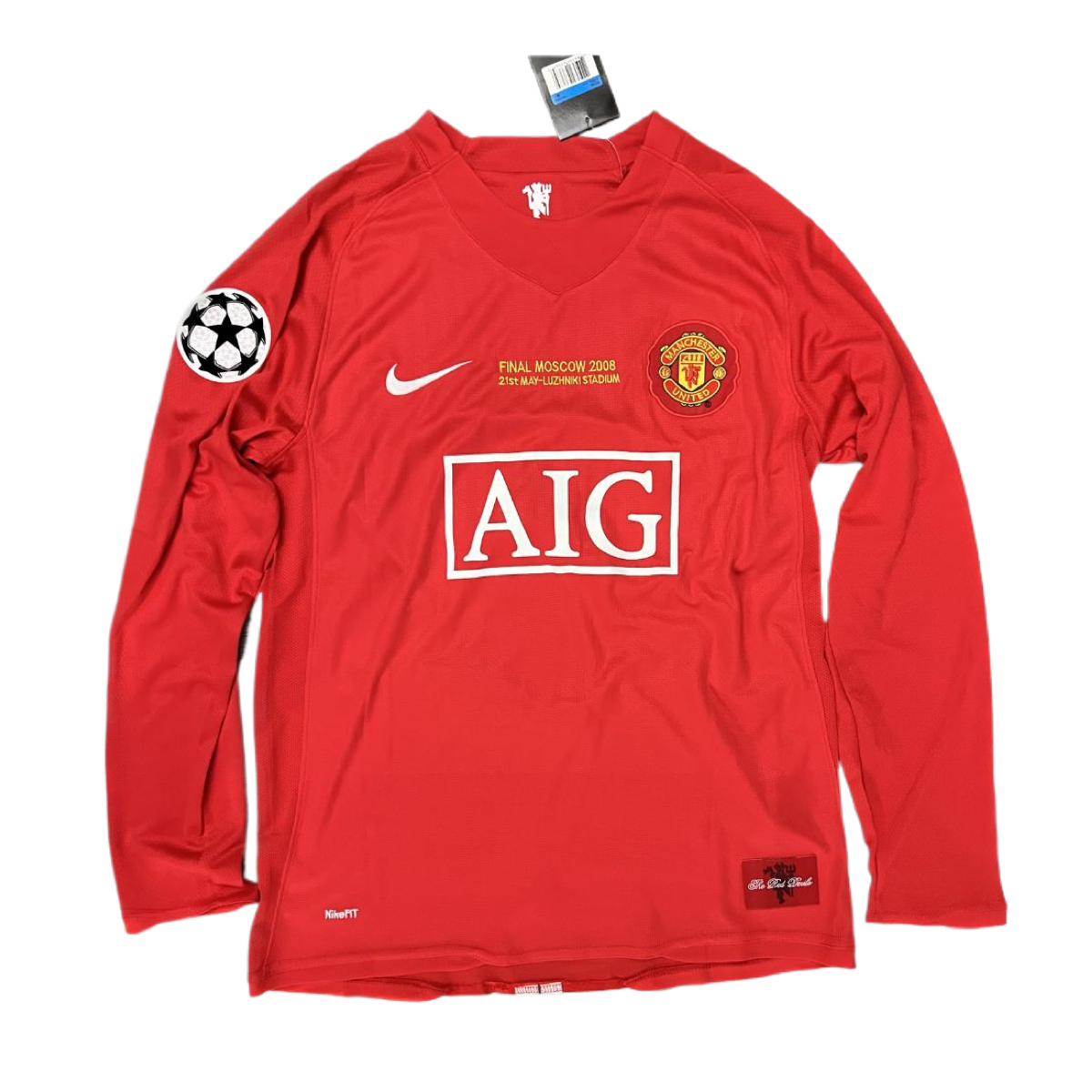 2007-08 Manchester United FC Dlouhý Rukáv Domácí Dres