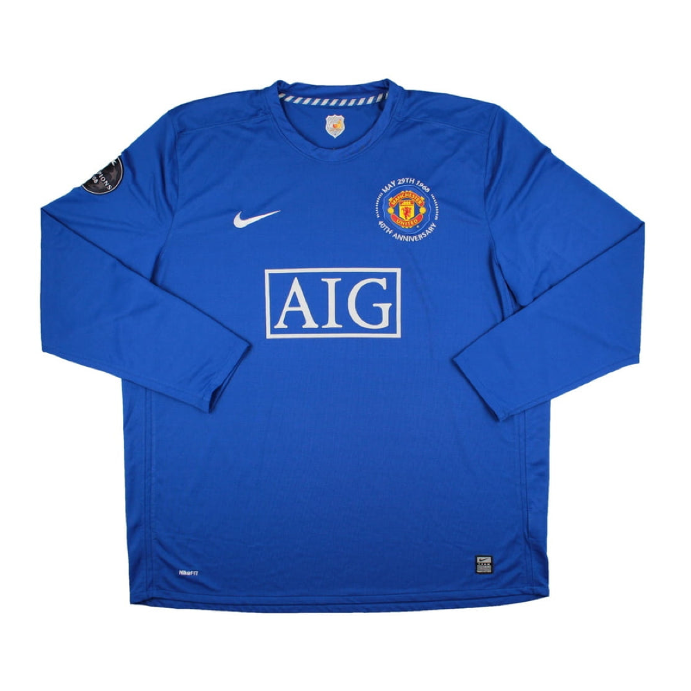2008-09 Manchester United FC Dlouhý Rukáv Třetí Dres