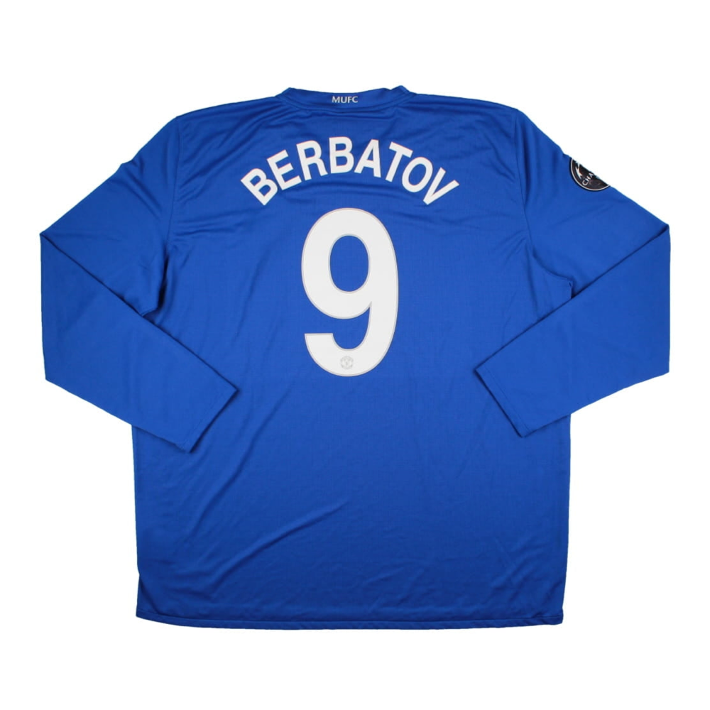 2008-09 Manchester United FC Dlouhý Rukáv Třetí Dres