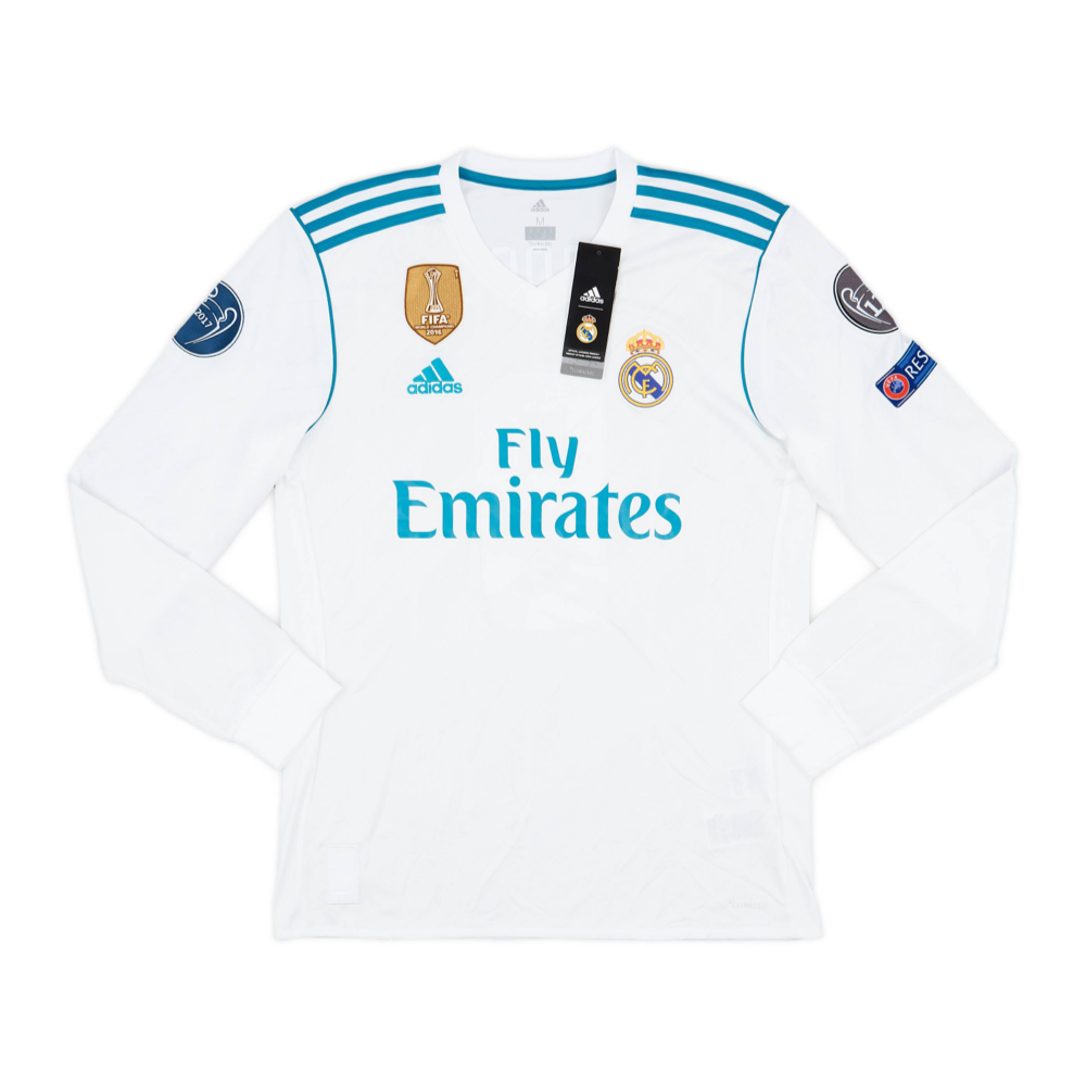 2017-18 Real Madrid CF Dlouhý Rukáv Domácí Dres