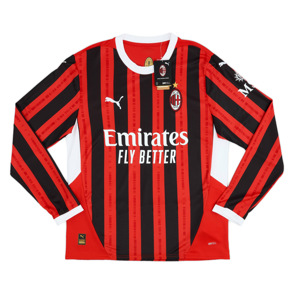 2024-25 AC Milan Domácí Dres Dlouhý Rukáv