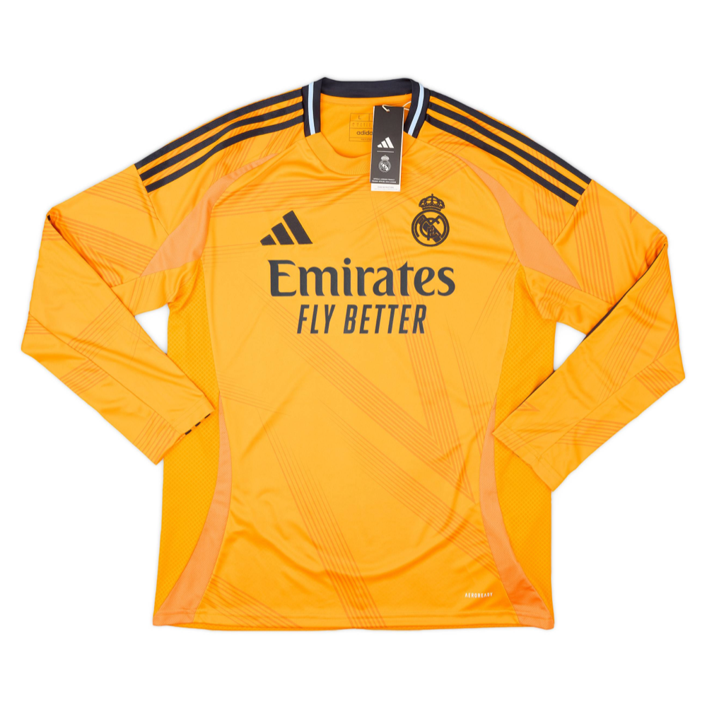 2024-25 Real Madrid CF Dlouhý Rukáv Venkovní Dres