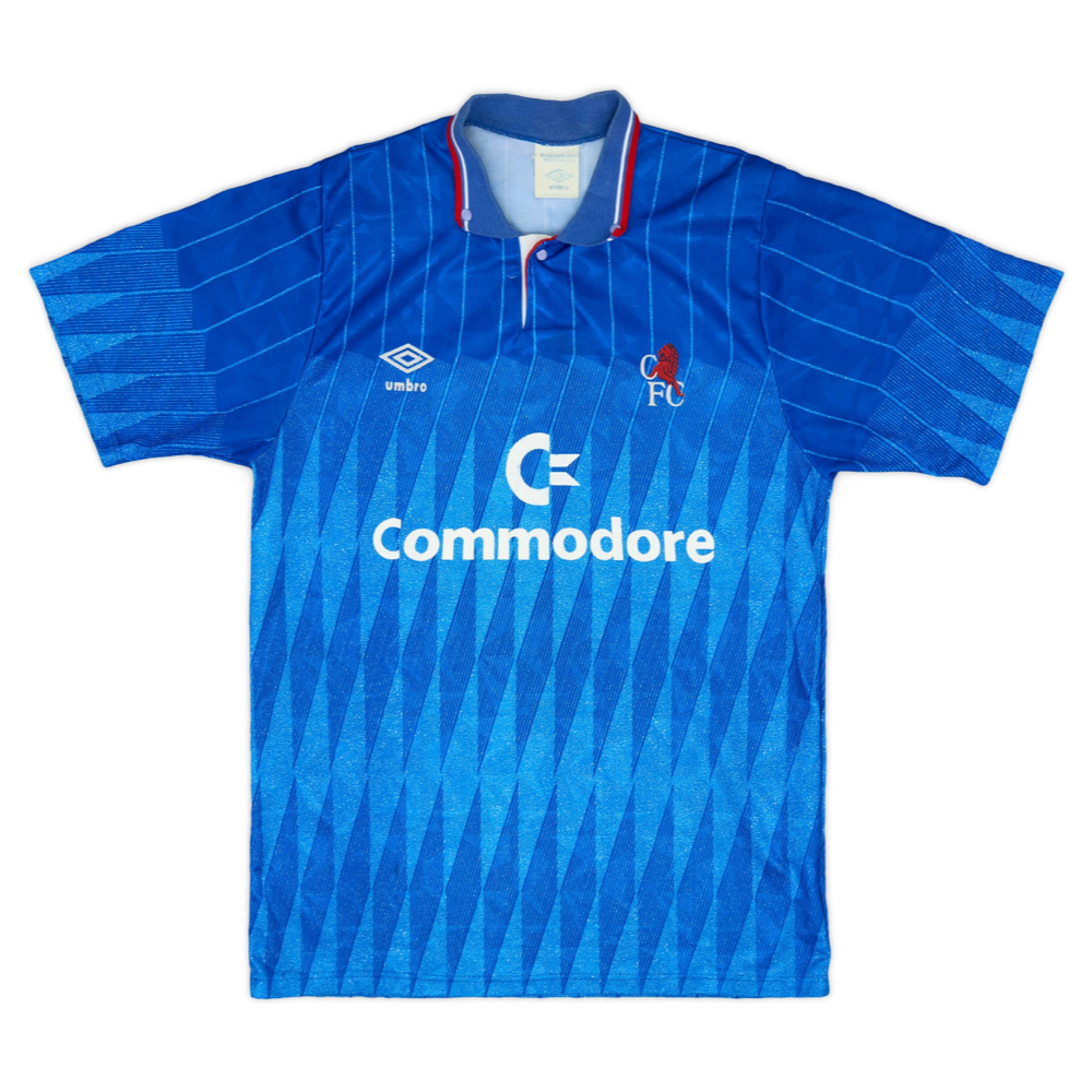 1989-91 Chelsea FC Domácí Dres
